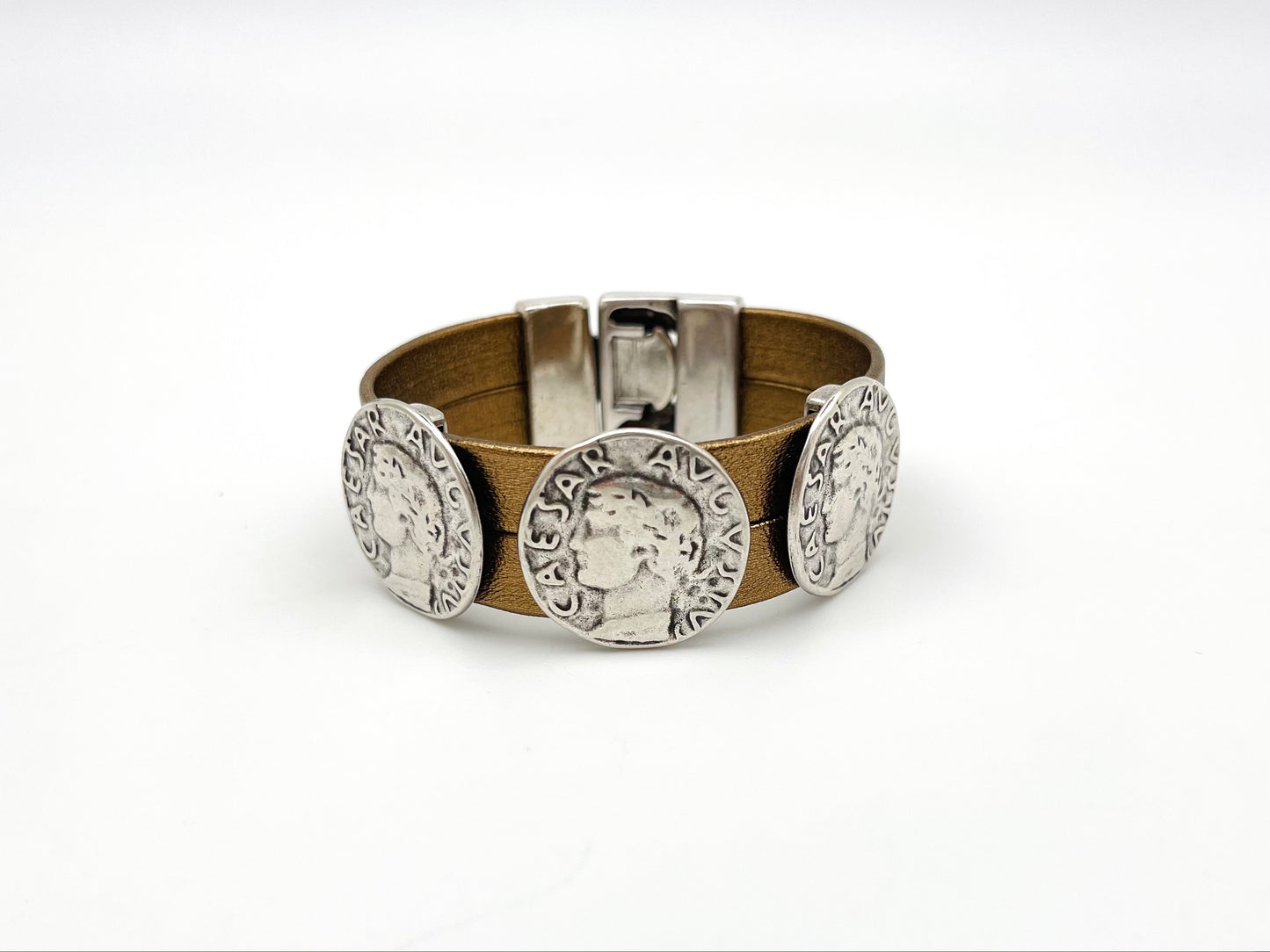 Roma Moderna Double Leather Bracelet