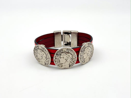 Roma Moderna Leather Bracelet